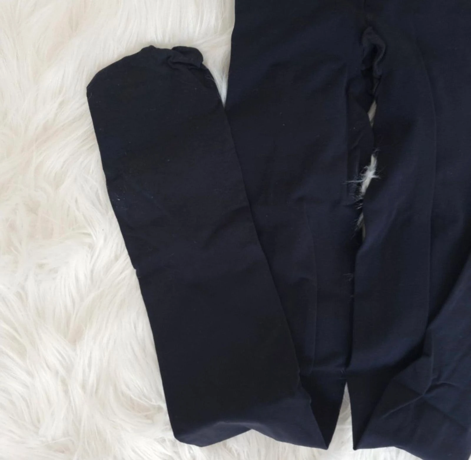 Nouveau pantalon opaque gris foncé / noir - Taille L – photo 8